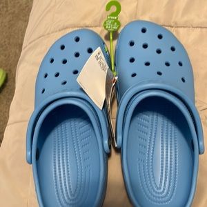 Brand new blue crocs with tags Mens 7 womans 9 unisex